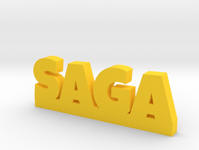 SAGA Lucky in Yellow Processed Versatile Plastic