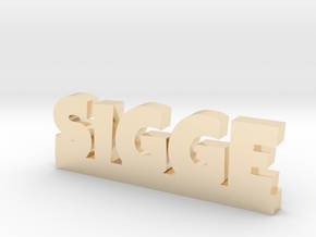 SIGGE Lucky in 14k Gold Plated Brass
