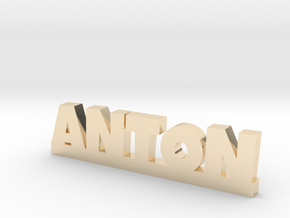 ANTON Lucky in 14k Gold Plated Brass