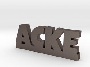 ACKE Lucky in Polished Bronzed Silver Steel