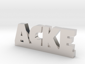 ACKE Lucky in Rhodium Plated Brass