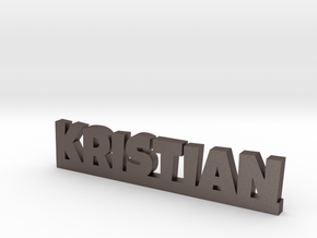 KRISTIAN Lucky in Polished Bronzed Silver Steel