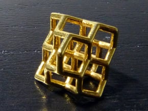 Diamond structure (tiny) in 18K Gold Plated