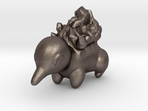 Cyndaquil in Polished Bronzed Silver Steel