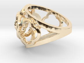 4-leaf Alhambra Ring in 14K Yellow Gold