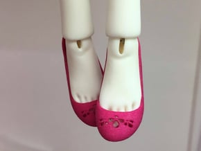 Pumps for Dollessence resin dolls in White Processed Versatile Plastic