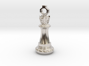 Chess King Pendant in Platinum