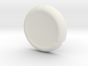 Kanoka disk in White Natural Versatile Plastic