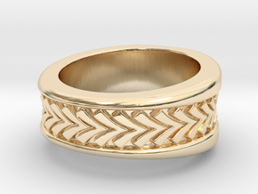 Spruce Ring G in 14K Yellow Gold: 3 / 44