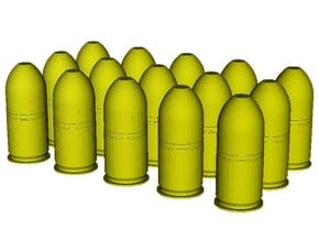 1/24 scale M-781 40x46mm grenades x 15 in Tan Fine Detail Plastic