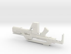 M41a Pulse Rifle  1.3 Scale 23cm in White Natural Versatile Plastic