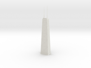 John Hancock Center (1:2000) in White Natural Versatile Plastic