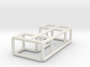 Bench 5 scale 1-100 in White Natural Versatile Plastic: 1:100