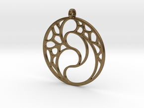 Guardian+pendant in Natural Bronze