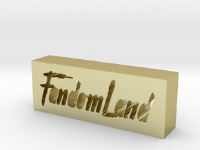 FandomLand Logo in 18k Gold