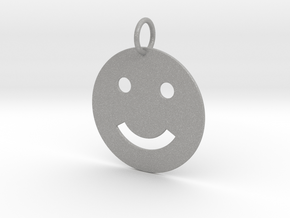 Smiley Keychain in Aluminum