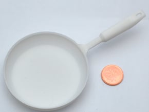 BJD Frying Pan in White Natural Versatile Plastic