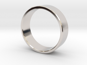 Ring Male in Rhodium Plated Brass: 9 / 59