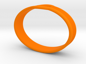 Bracelet UU in Orange Processed Versatile Plastic