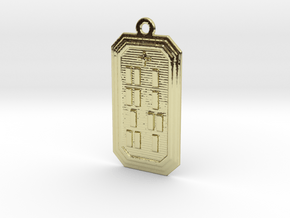 IRETETRUPON in 18k Gold Plated Brass