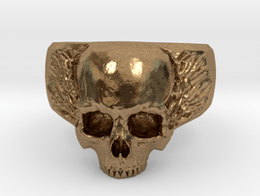 Small Skull in Natural Brass