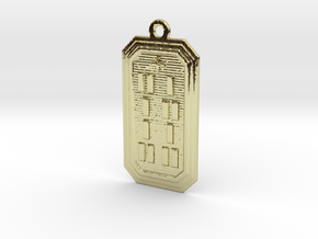 OSHEPAURE in 18k Gold Plated Brass