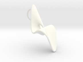 Cubic surface KM 42 pendant in White Processed Versatile Plastic
