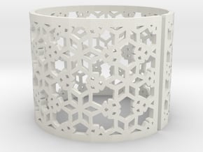 Bracelet AQ (3) in White Natural Versatile Plastic