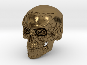 Shifter - Skull 13 in Polished Bronze