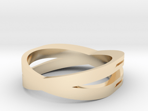 Ring No. 4.X in 14k Gold Plated Brass: 8 / 56.75