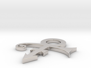 Prince Logo in Platinum: Extra Large