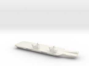 Queen Elizabeth-class aircraft carrier, 1/3000 in White Natural Versatile Plastic
