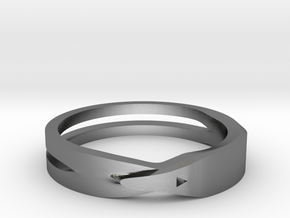 Wedding Ring in Polished Silver