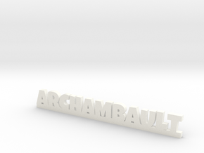 ARCHAMBAULT Lucky in White Processed Versatile Plastic