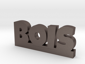 BOIS Lucky in Polished Bronzed Silver Steel