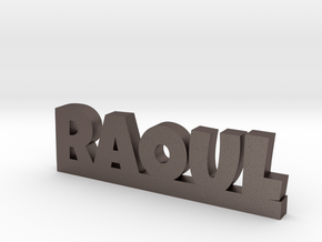 RAOUL Lucky in Polished Bronzed Silver Steel