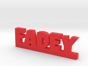FADEY Lucky in Red Processed Versatile Plastic