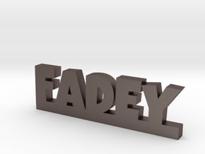 FADEY Lucky in Polished Bronzed Silver Steel