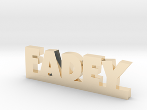 FADEY Lucky in 14k Gold Plated Brass