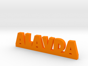 ALAVDA Lucky in Orange Processed Versatile Plastic