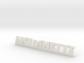 ANTOINETTE Lucky in White Processed Versatile Plastic