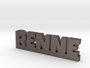 RENNE Lucky in Polished Bronzed Silver Steel