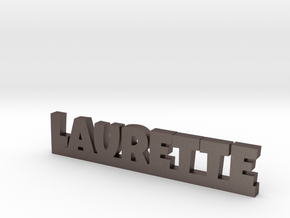 LAURETTE Lucky in Polished Bronzed Silver Steel