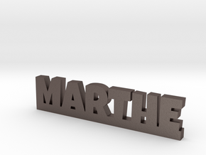 MARTHE Lucky in Polished Bronzed Silver Steel