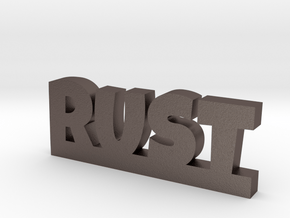RUST Lucky in Polished Bronzed Silver Steel