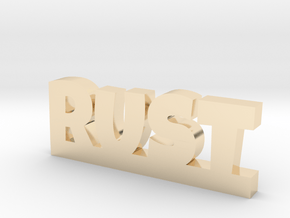 RUST Lucky in 14k Gold Plated Brass