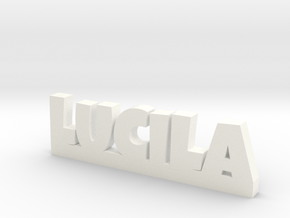 LUCILA Lucky in White Processed Versatile Plastic