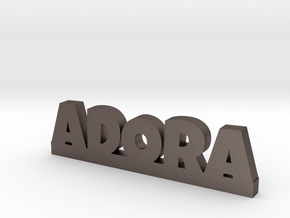 ADORA Lucky in Polished Bronzed Silver Steel