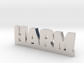 HARM Lucky in Rhodium Plated Brass