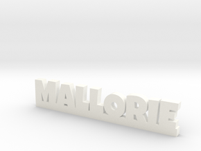 MALLORIE Lucky in White Processed Versatile Plastic